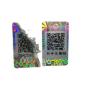 3D laser one time use hologram seal labels security packaging stickers